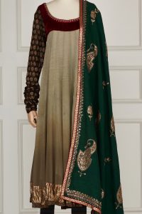 Grey embellished anarkali set by Sabyasachi (4)