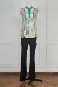 Multicolour printed top by Ritu Kumar (1)