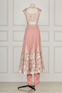 Pink applique anarkali set by Rohit Bal (3)