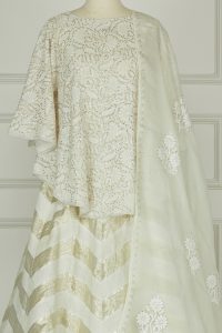 White Chevron lehenga set by Anjul Bhandari (4)