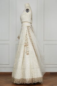 White embellished lehenga set by Seema Gujral (5)