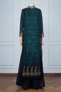 Green printed kurta set by Archana Kochhar (1)