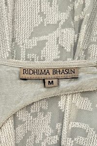 Grey embellished anarkali by Ridhima Bhasin (4)