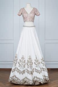 White embroidered lehenga set by Anushree Reddy (2)