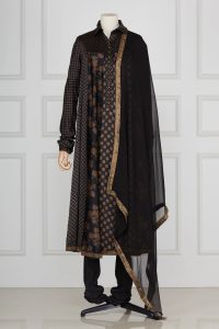 Black printed anarkali set by Sabyasachi (1)