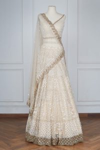 Neutral embellished lehenga set by Seema Gujral (2)