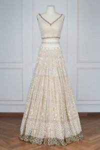 Neutral embellished lehenga set by Seema Gujral (3)