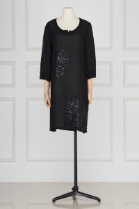 Black sequin embellished kurta by Rajesh Pratap Singh (1)