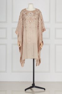 Neutral floral embroidered kaftan by Tarun Tahiliani (1)