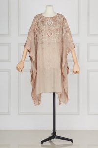 Neutral floral embroidered kaftan by Tarun Tahiliani (2)