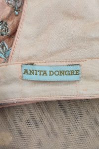 Peach metallic woven lehenga set by Anita Dongre (5)