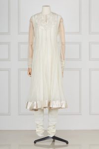 White applique anarkali set by Rohit Bal (2)