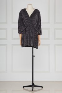 Black striped lurex top by Ranna Gill (1)