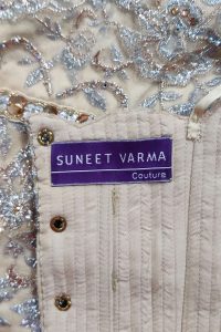 Neutral gota appliqued lehenga set by Suneet Varma (6)