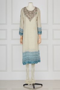 Neutral ombre printed kurta set by Tarun Tahiliani (1)