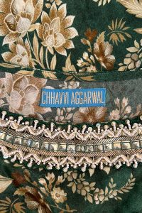 Green printed kaftan by Chhavvi Agarwal (3)