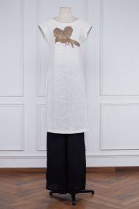 White bird embroidered kurta (1)