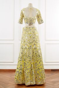 Yellow gota patti embellished lehenga set (3)