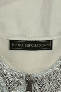 Aqua sequin detail kurta sharara set by Ritika Mirchandani (1)