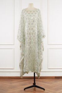 Mint sequinned kaftan by Nitya Bajaj (1)