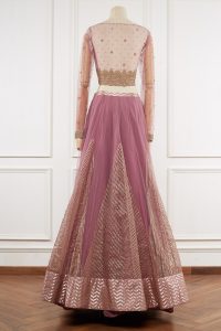 Pink gota work lehenga set by Nitya Bajaj (3)