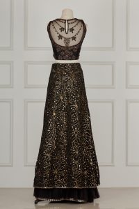 Black sequin embroidered lehenga set by Suneet Varma (3)