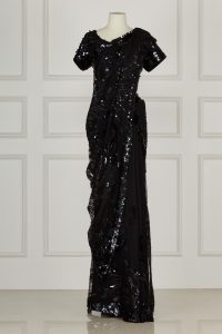 Black sequinned saree set by Suneet Varma (2)