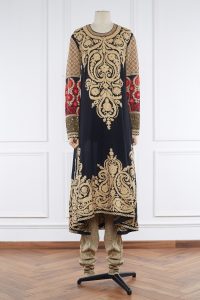 Black floral embroidered anarkali set by Sabyasachi (2)