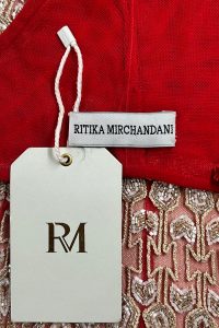 Red embroidered jacket set by Ritika Mirchandani (5)