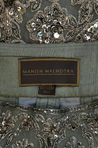 Green sequin embellished lehenga set by Manish Malhotra (3)