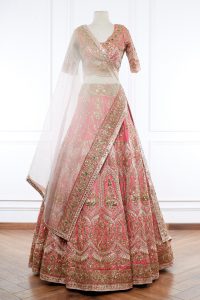 Pink sequin embellished lehenga set by Manish Malhotra (1)