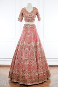 Pink sequin embellished lehenga set by Manish Malhotra (2)