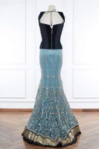 Blue embellished lehenga set by Tarun Tahiliani (3)