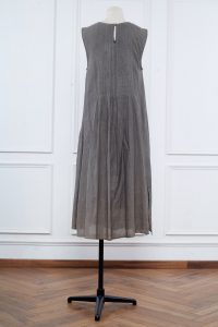 Grey pintuck dress by Jayati Goenka (2)