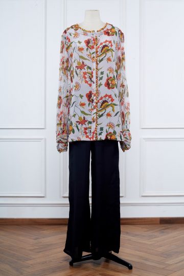 Multicolour floral printed top by Baise Gaba