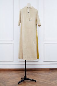 Neutral textured dress by Jayati Goenka (2)