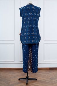 Blue geometric printed co-ords by Jayati Goenka (2)