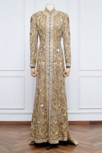 Gold embellished anarkali set by Abu Jani Sandeep Khosla (2)