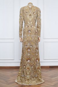 Gold embellished anarkali set by Abu Jani Sandeep Khosla (3)