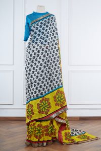 Multicolour artsy printed saree by Surendri by Yogesh Chaudhary (1)