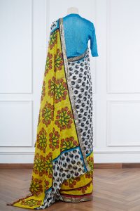 Multicolour artsy printed saree by Surendri by Yogesh Chaudhary (2)