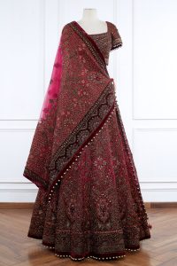 Pink embroidered lehenga set by JJ Valaya (1)