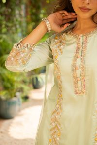 Sea green embellished sharara set by Ajiesh Oberoi (4)