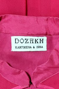 Pink layered anarkali set by Dozakh (4)